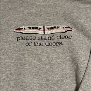 Disney Monorail Sweatshirt (Embroidered)